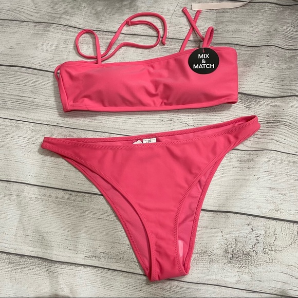 Pink Forever 21 2 piece swimsuit - Picture 4 of 6